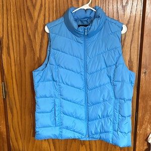 Lands End Down Puffer Vest Women’s size L